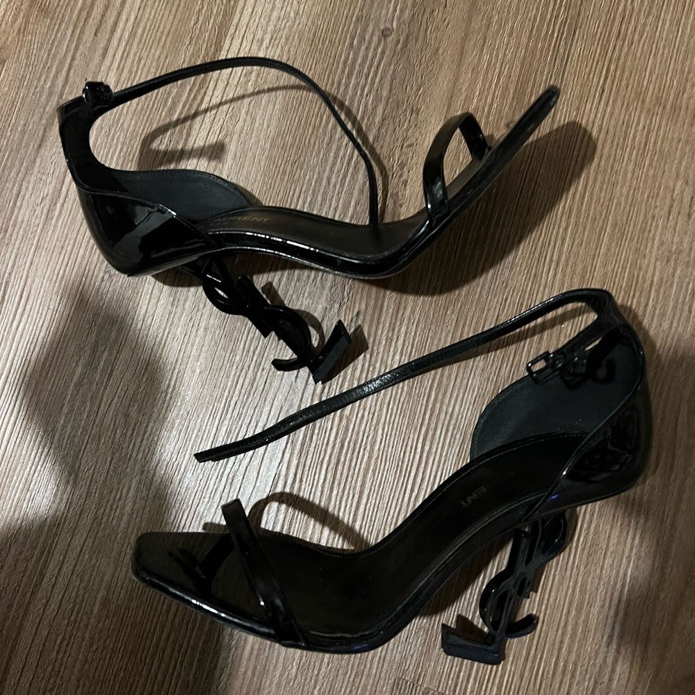 Saint Laurent Opyum 110 YSL Heeled Sandals